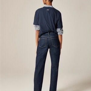 J.Crew Nipped Straight Jean in Rinse Wash